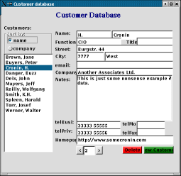 customer database sample full size