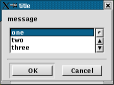 single choice dialog sample full size